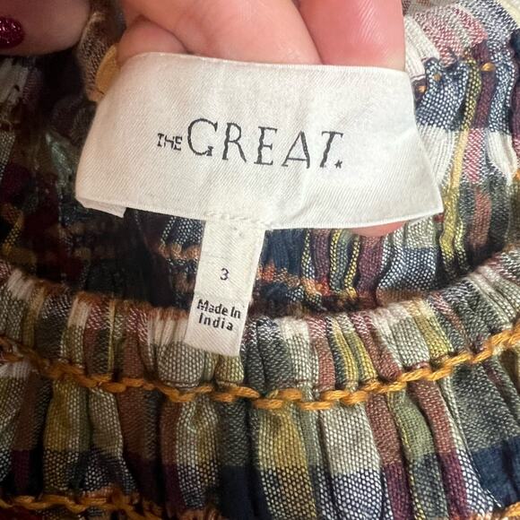 The Great The Sea Glass Plaid Embroidered
Blouse Size 3 - Picture 7 of 7